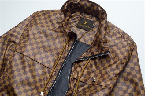 louis vuitton packable leather jacket